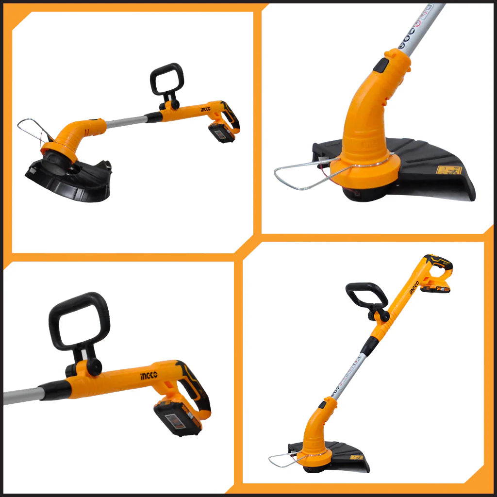 INGCO 20V Cordless Grass Trimmer (WITHOUT Battery & Charger) CGTLI20018