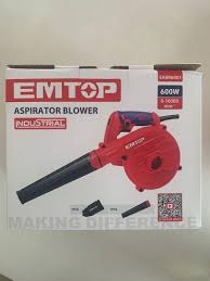 EMTOP 600W Aspirator Blower (Variable speed) EABR6001