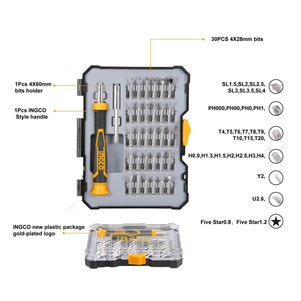 INGCO 32pcs Precision Screwdriver set HKSDB0348