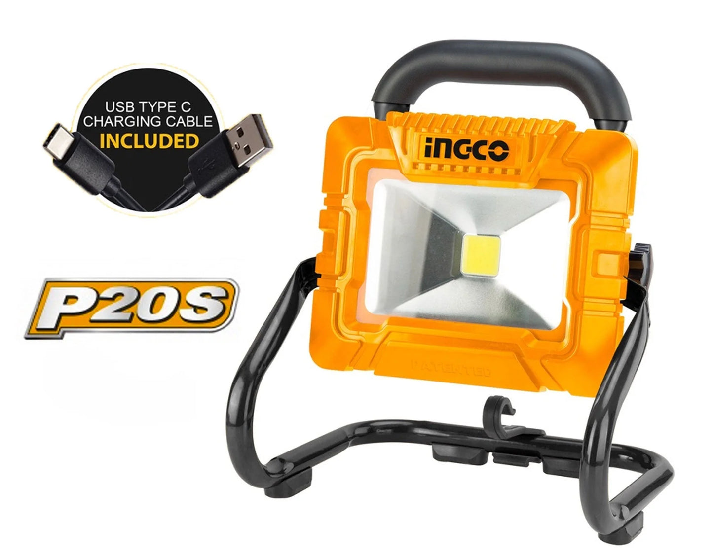 INGCO Cordless Portable Lamp rechargeable HRLF4415