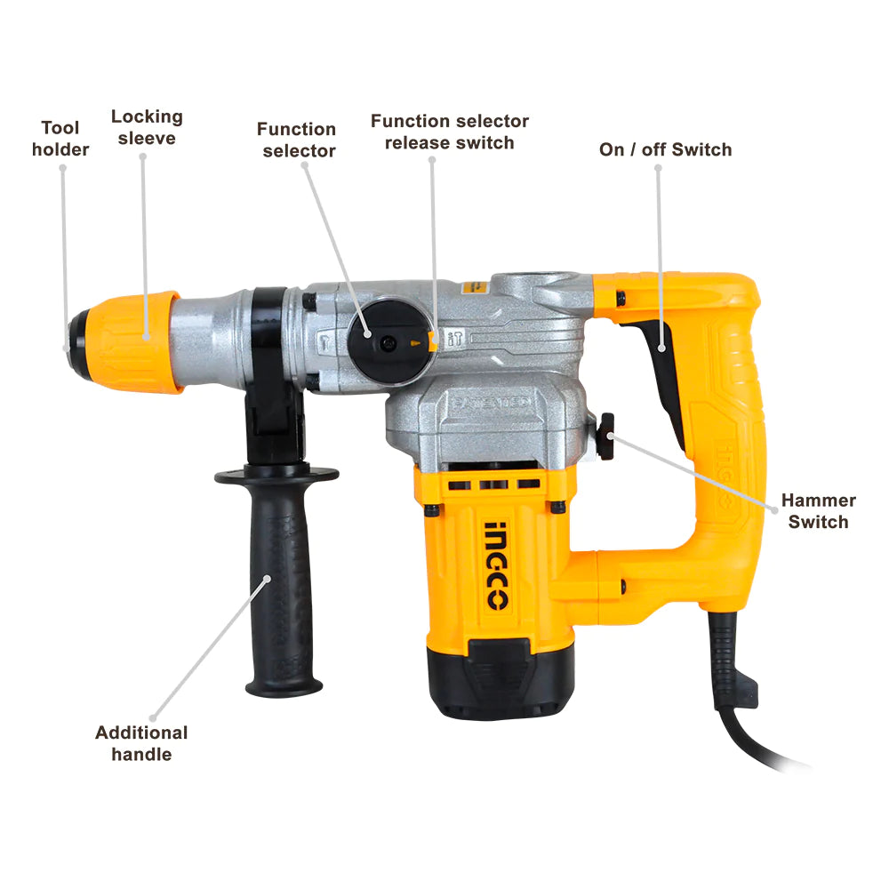 INGCO Rotary Hammer 1050w 26mm RH10506