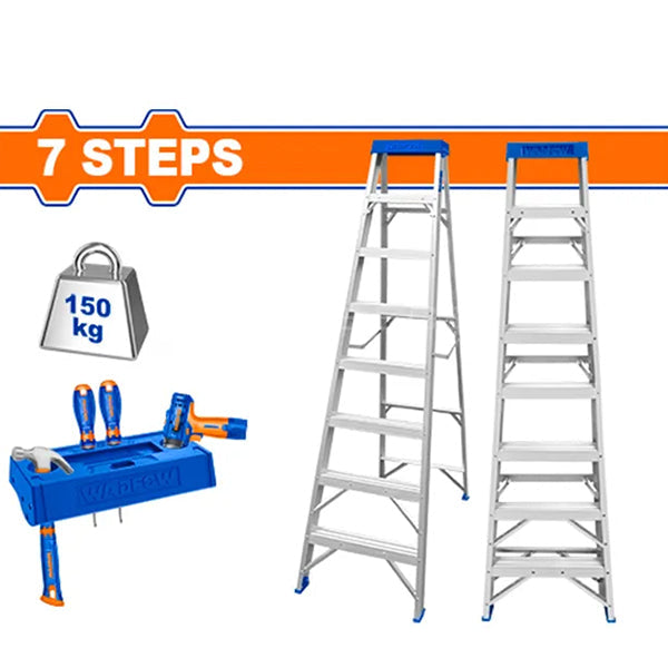 WADFOW Aluminium Ladder 7 steps (6.2ft)