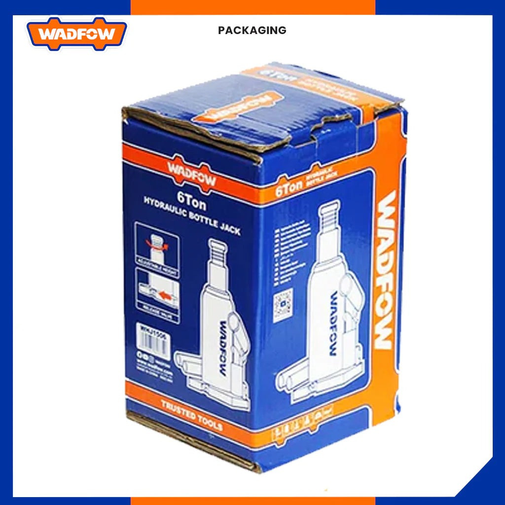 WADFOW 6ton Hydraulic Bottle Jack WHJ1506