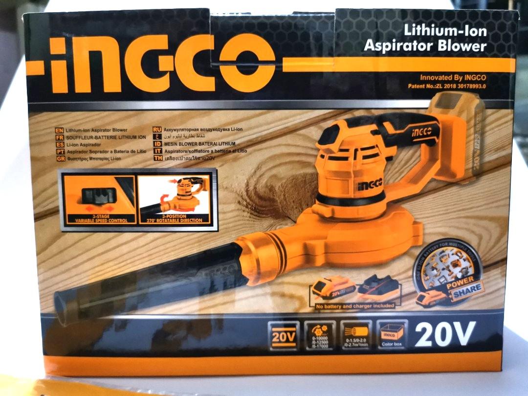INGCO 20V Cordless Aspirator Blower (WITH Battery & charger) CABLI2001