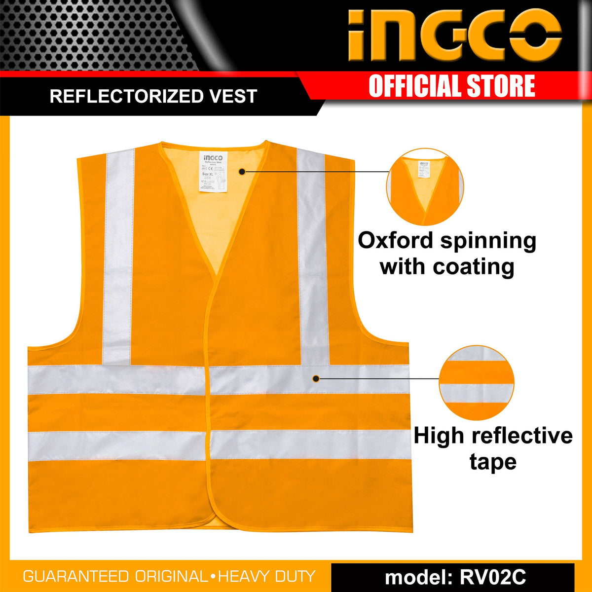 INGCO Reflection Vest XL RV02C