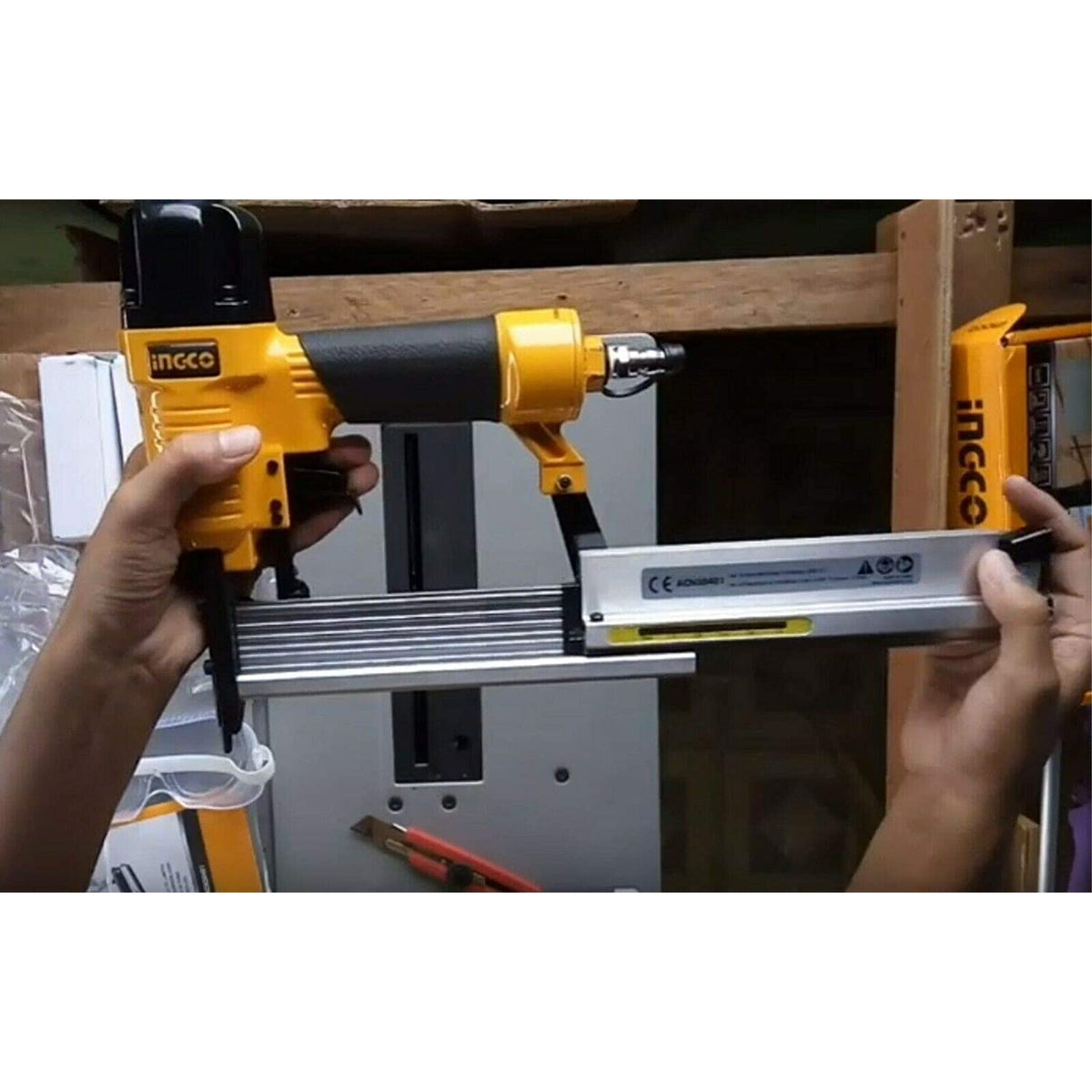 INGCO 2 IN 1 combo Air Brad Nailer ACN50401
