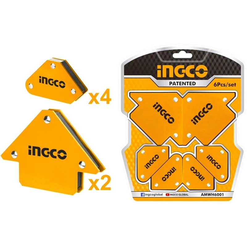 INGCO 6pcs Magnetic Welding Holder Set AMWH6001