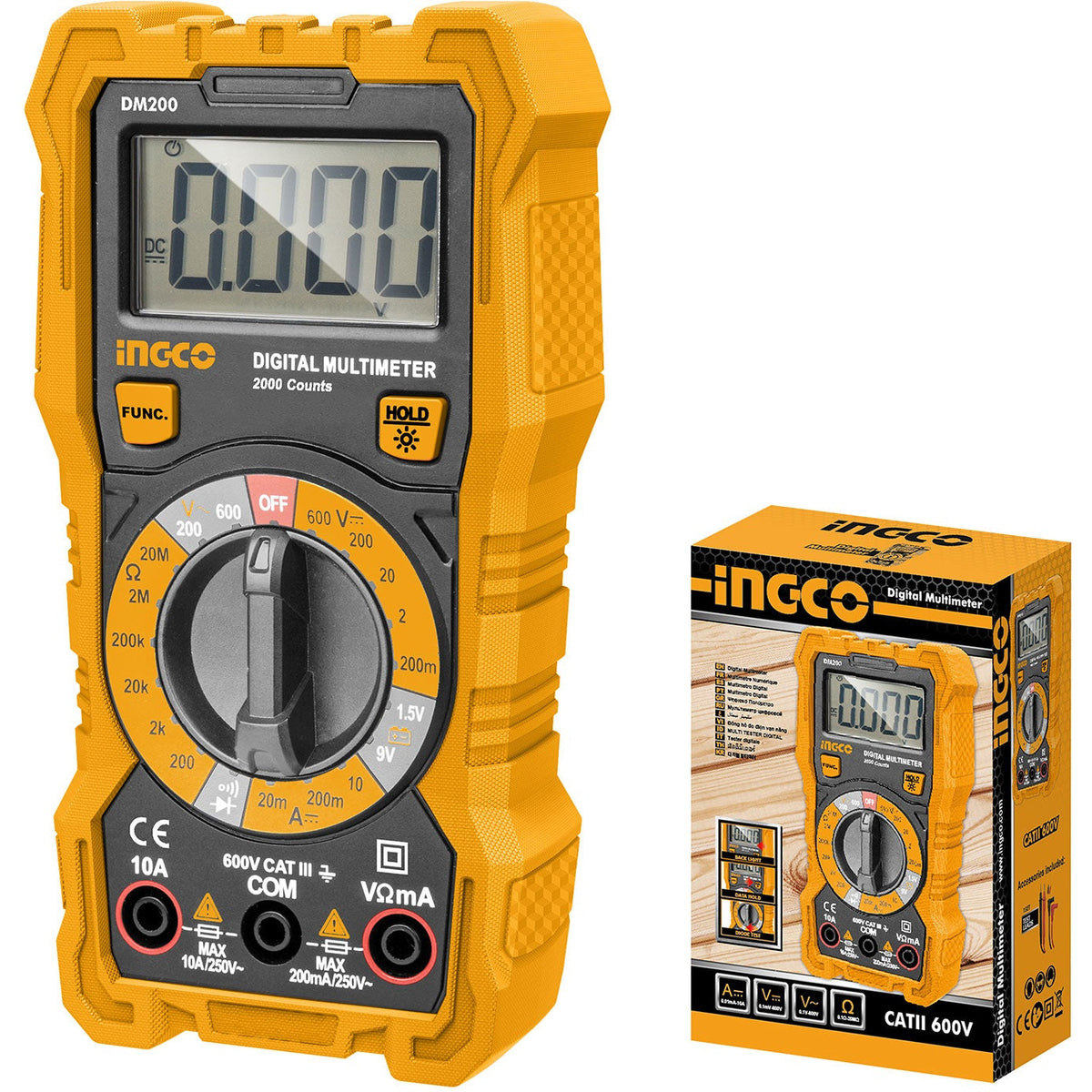 INGCO Digital Multimeter DM200