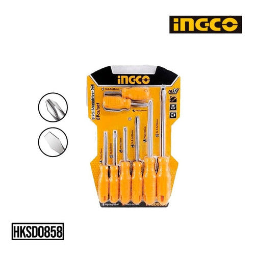 INGCO 8pcs Screwdriver Set