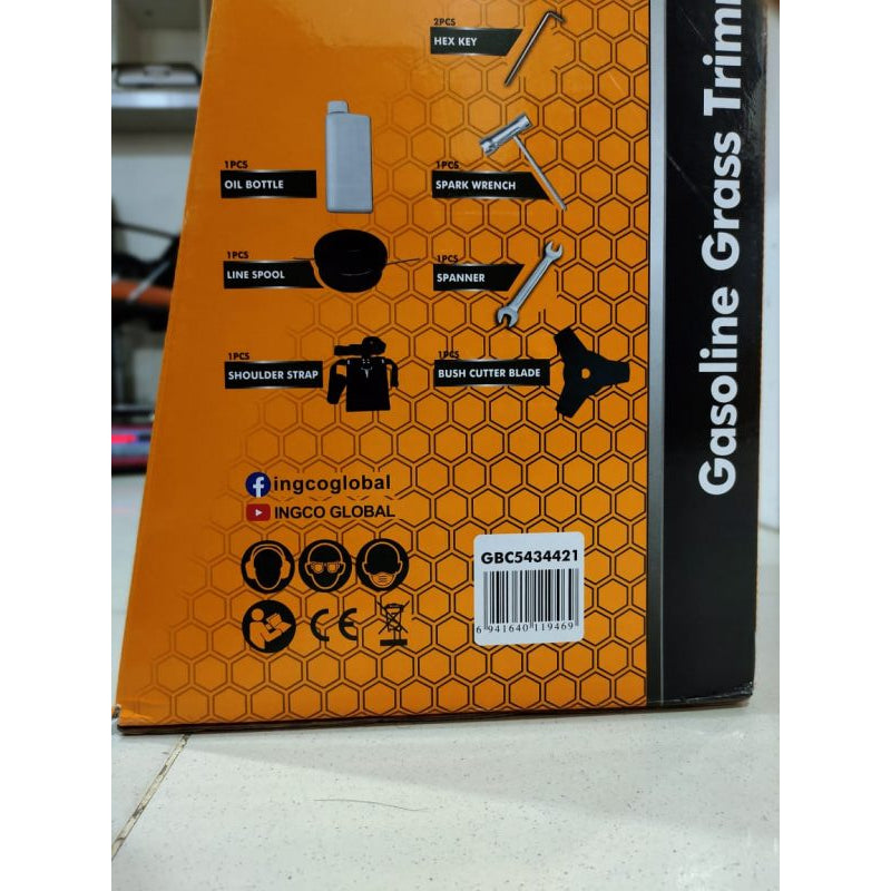 INGCO Petrol Grass Trimmer and Bush Cutter 42.7cc GBC5434421