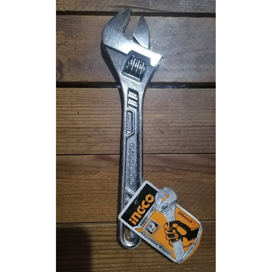 INGCO Adjustable Wrench 8" HADW131082
