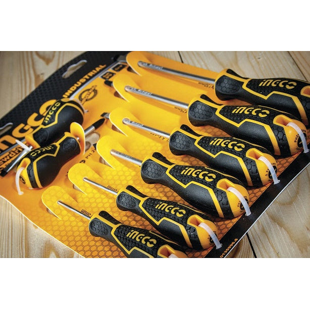 INGCO 8pcs Screwdriver Set Industrial HKSD0828