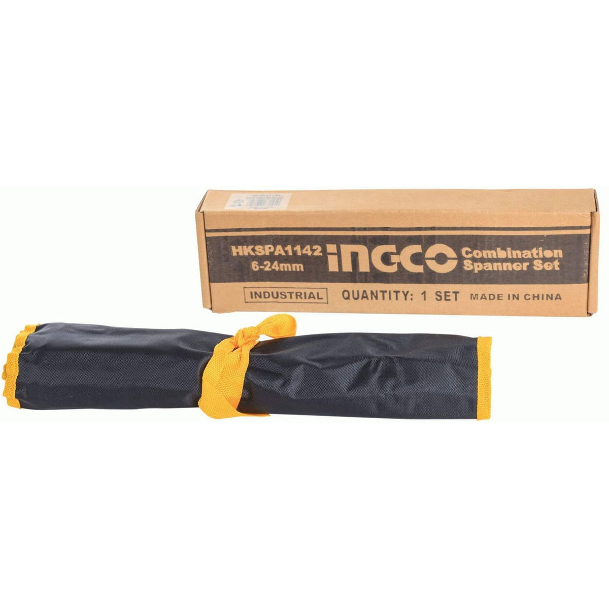 INGCO 12pcs Combination Spanner Set (6-24mm) HKSPA1142