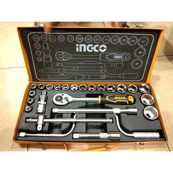 INGCO 24Pcs 1/2" Socket Set HKTS0243