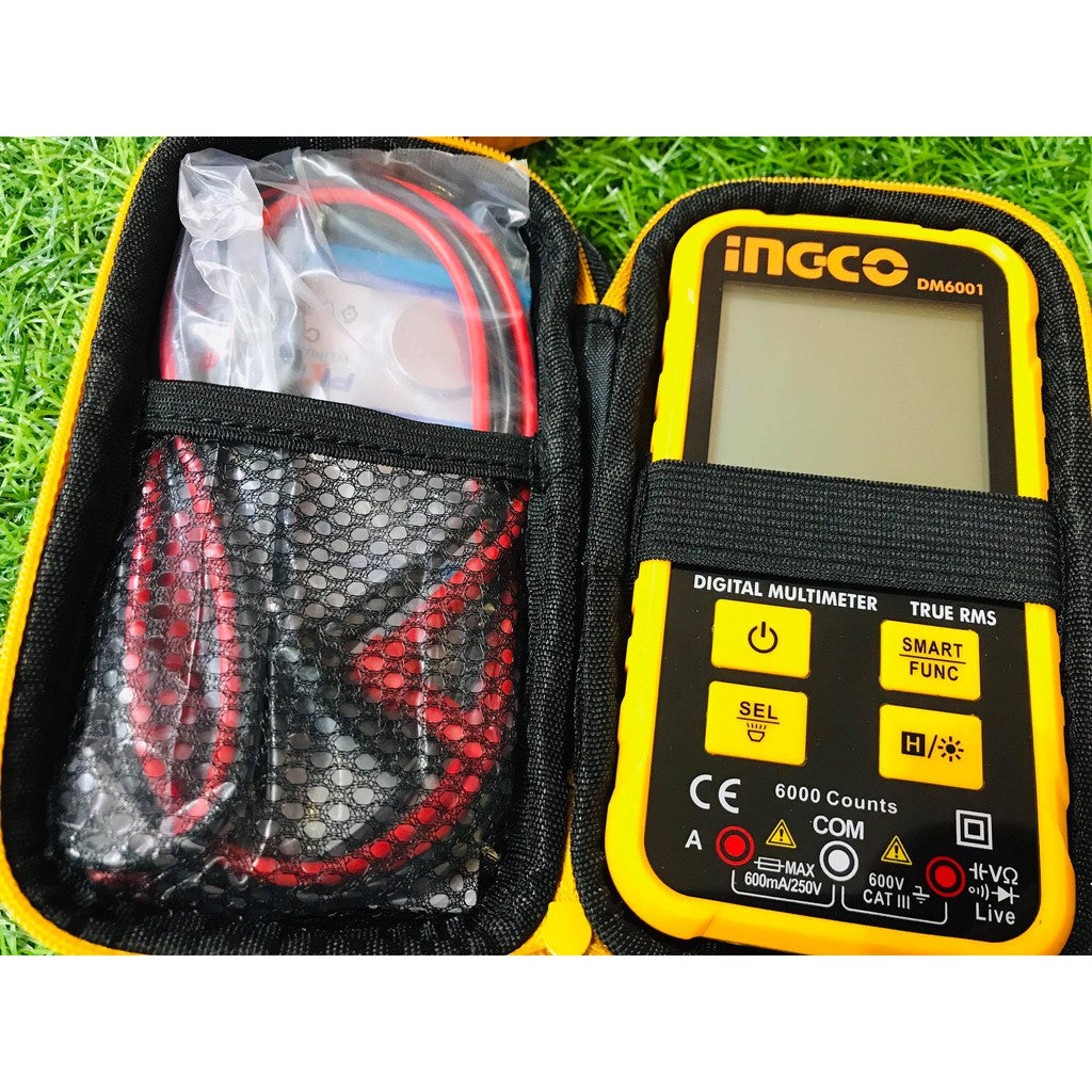 INGCO Auto Digital Multimeter 6000 counts DM6001