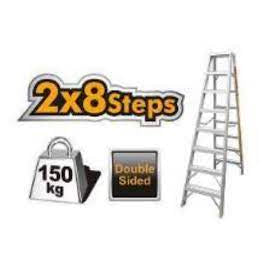 INGCO Double Side Ladder 2x8 Steps (6.3ft) HLAD01081