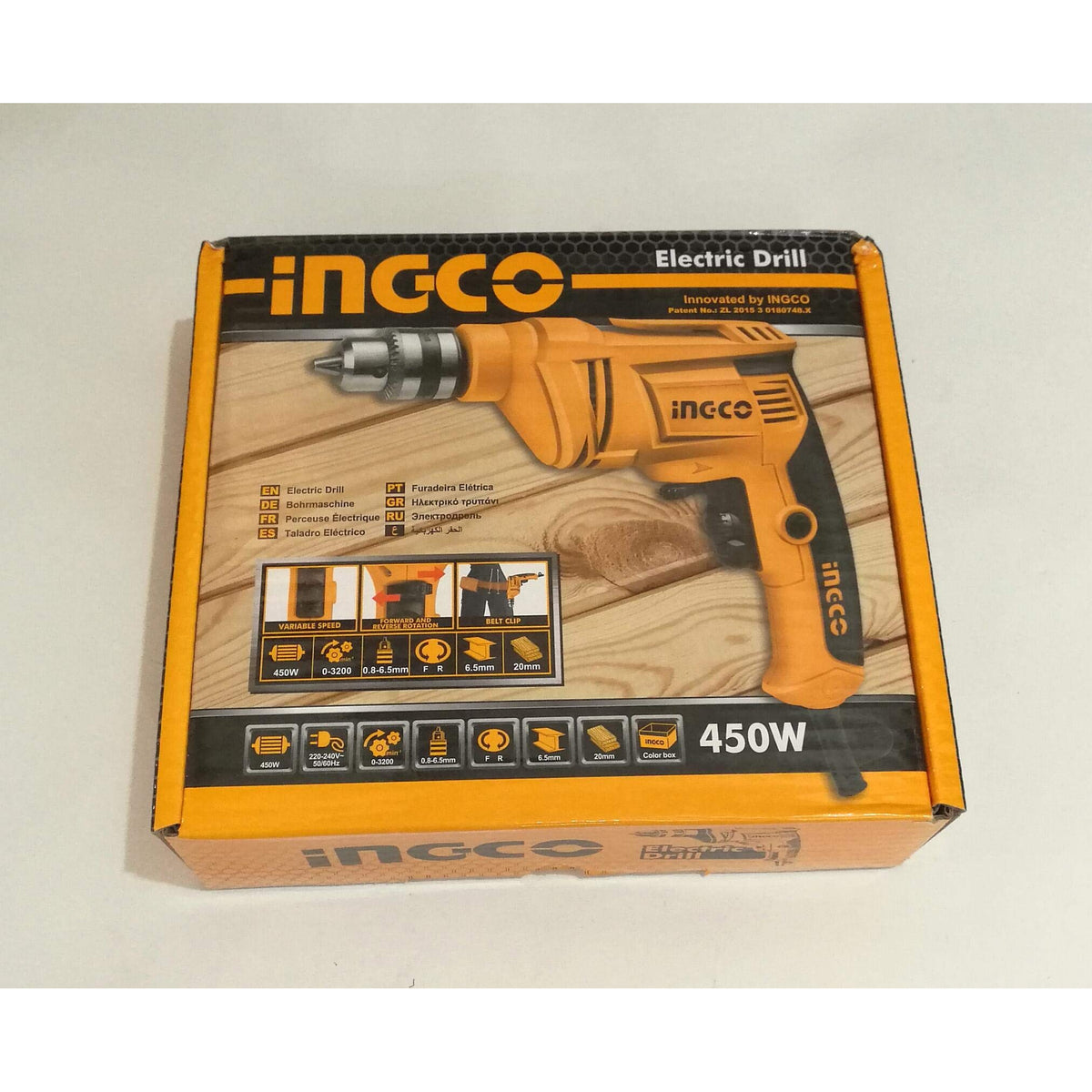 INGCO 450w Electric Drill 6.5mm ED4508