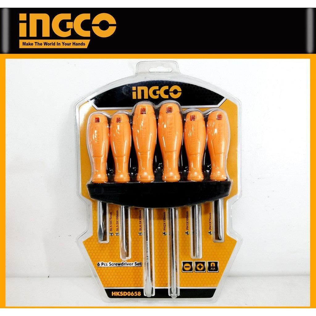 INGCO 6pcs Screwdriver Set HKSD0658
