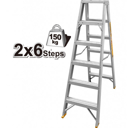 INGCO Double Side Ladder 2x6 Steps (4.75ft) HLAD0161