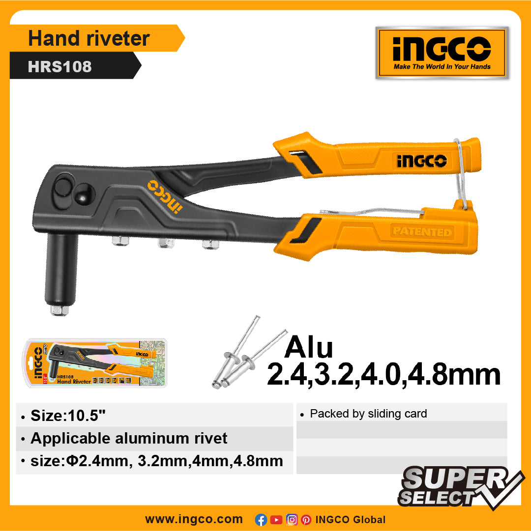 INGCO Hand Riveter 10.5