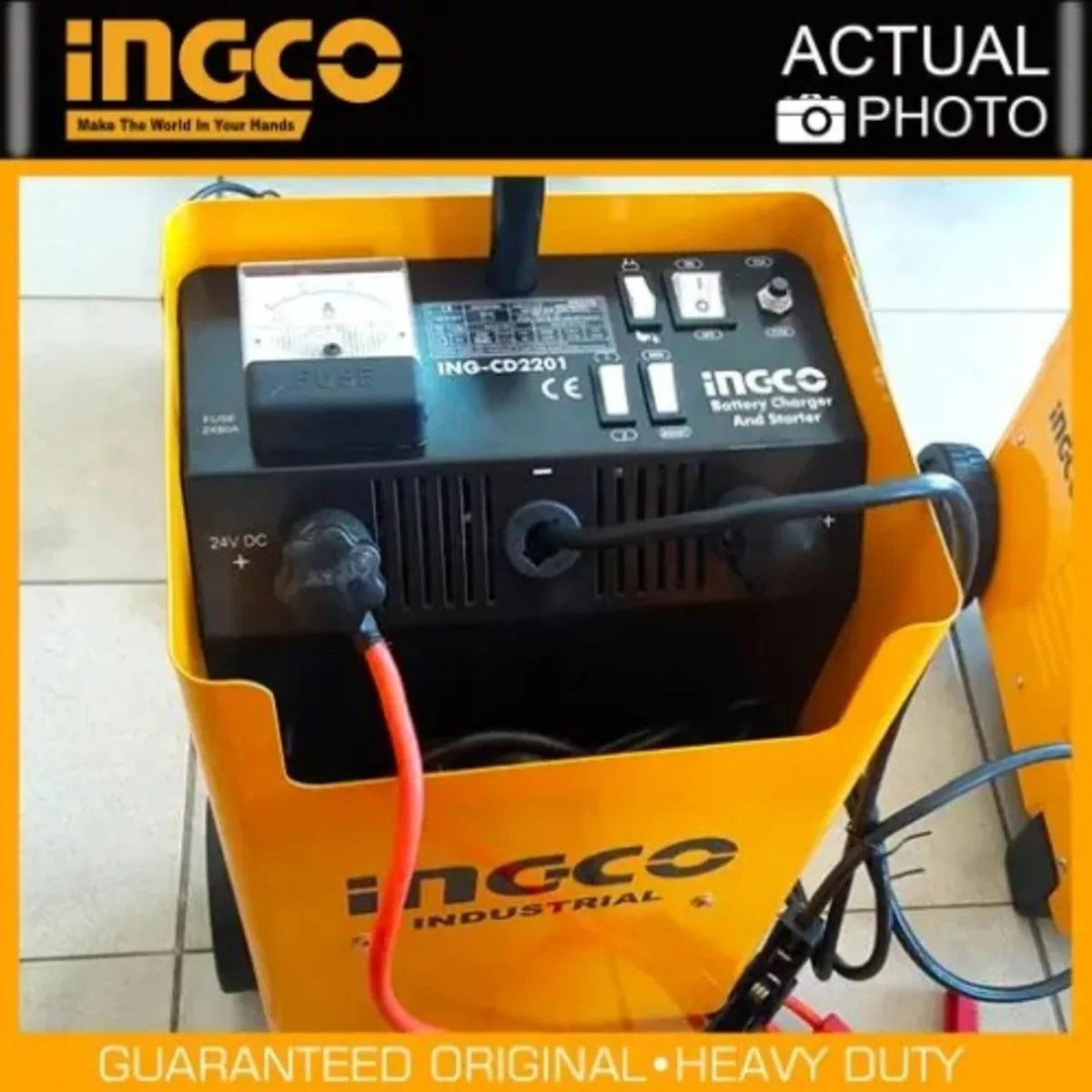 INGCO Battery Charger 12/24V ING-CD2201