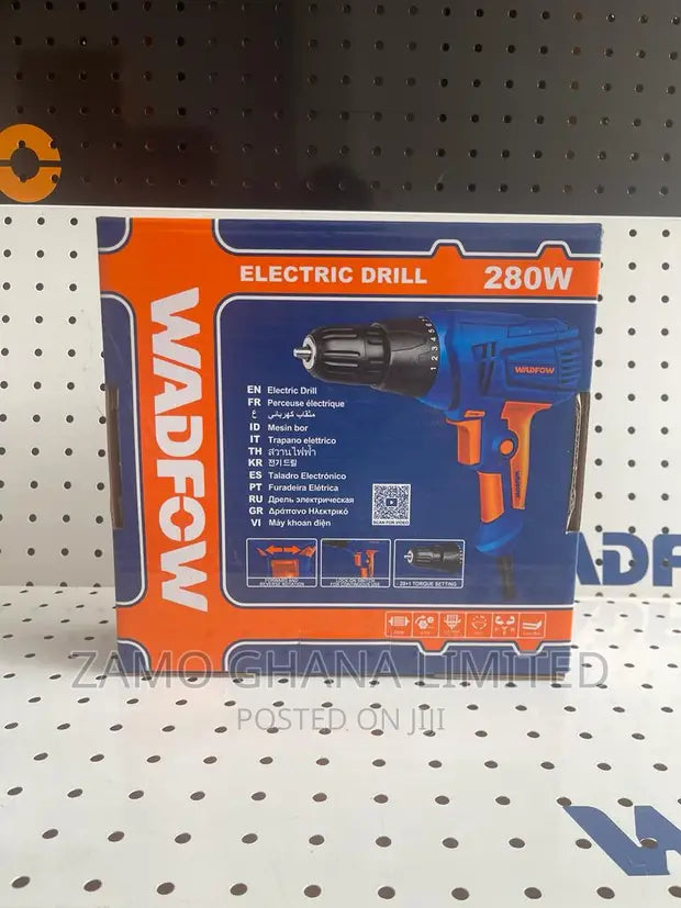 WADFOW 280w Electric Drill (Keyless Chuck) WED15281