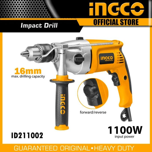 INGCO 1100w Impact Drill 16mm ID211002