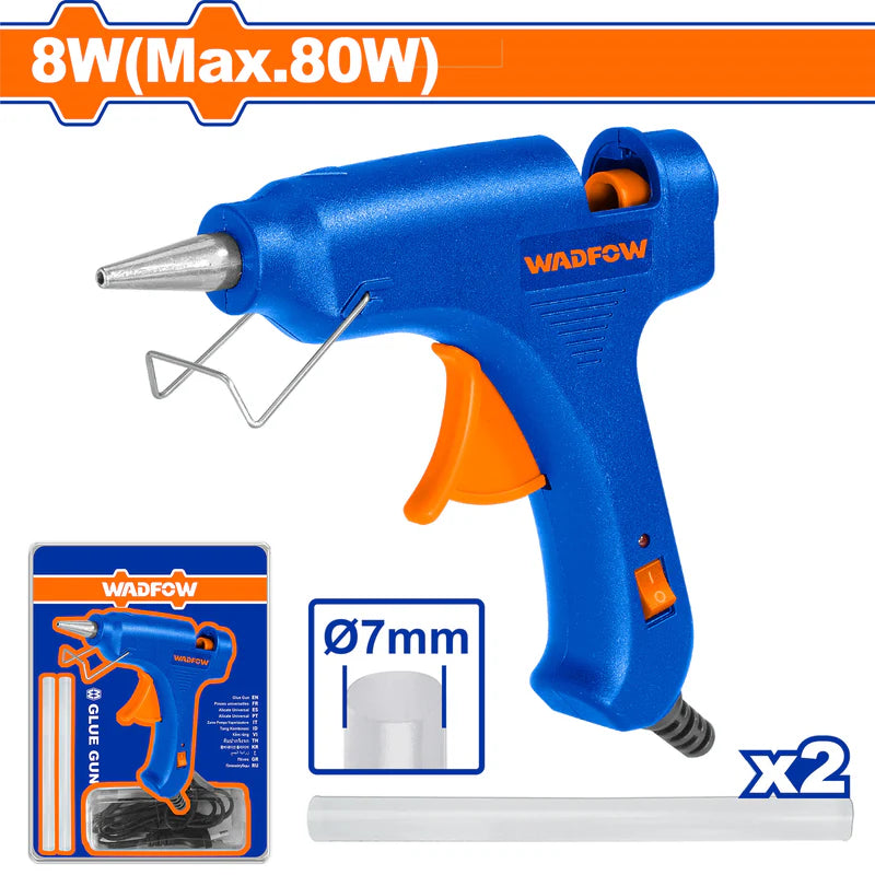 WADFOW Glue Gun 80w (with 2pc Glue sticks) WGL1603