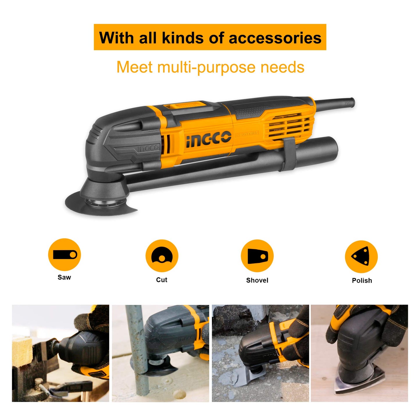 INGCO 300w Multi Function Tools MF3008