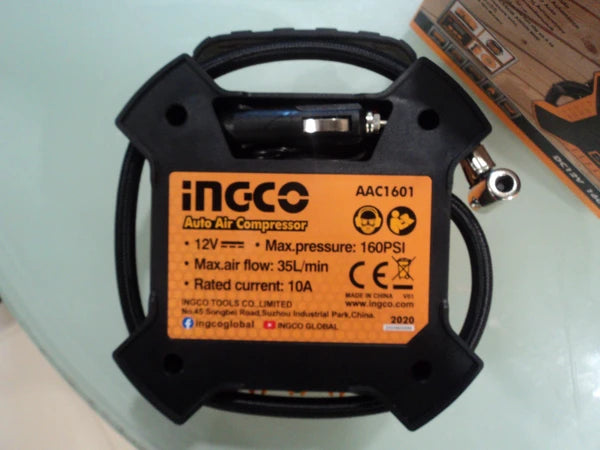 INGCO Auto Air Compressor 160psi AAC1601