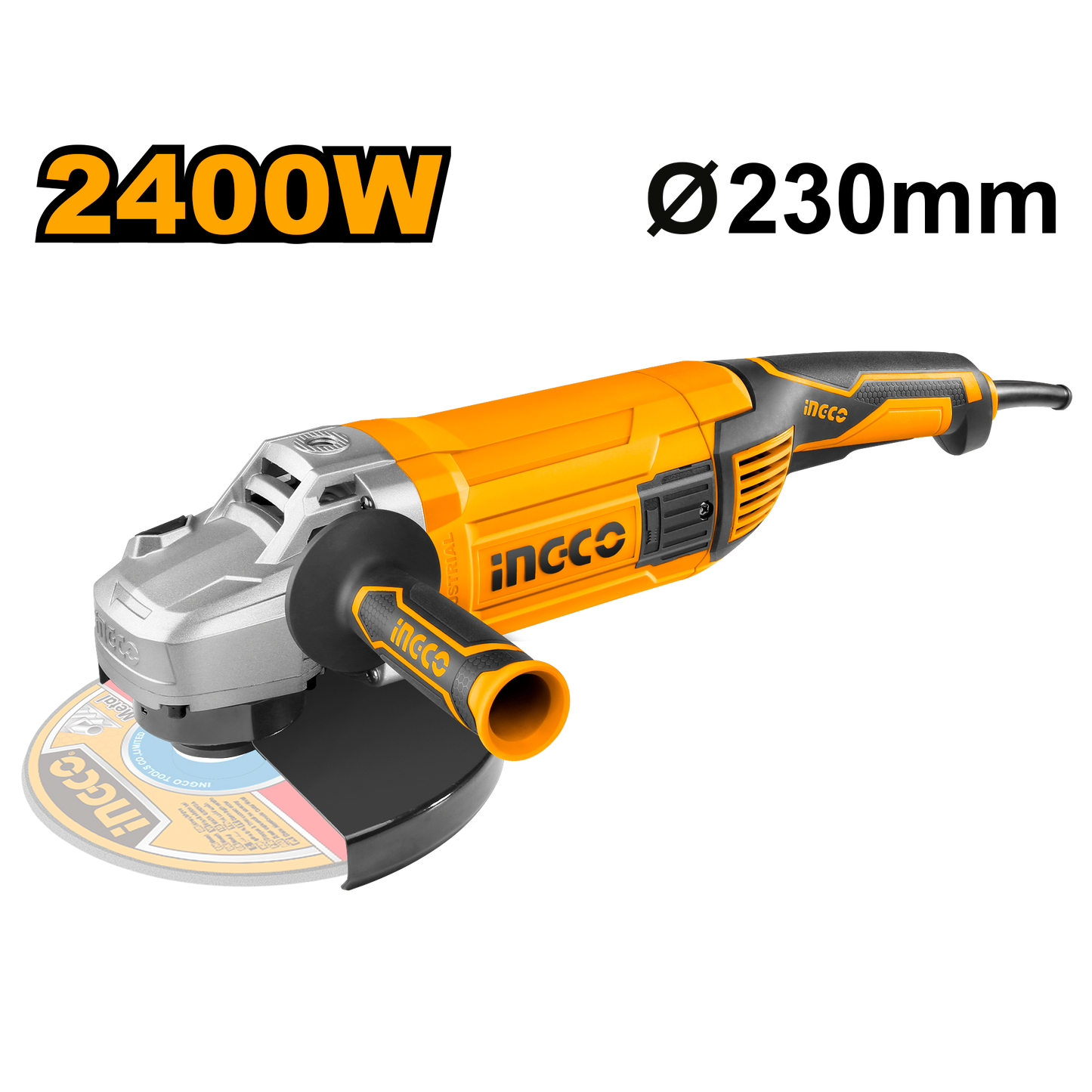 INGCO 2400w Angle Grinder 9" AG24008