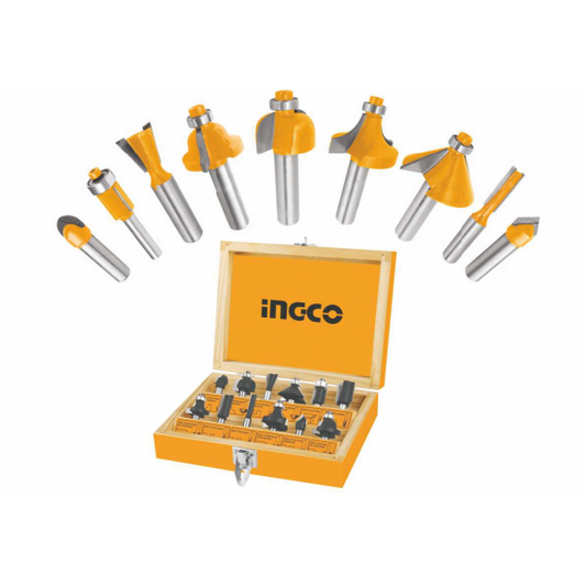 INGCO 12pcs Router Bits kit AKRT1221