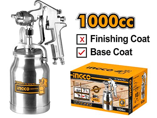 INGCO Air Spray Gun 1000cc ASG3102