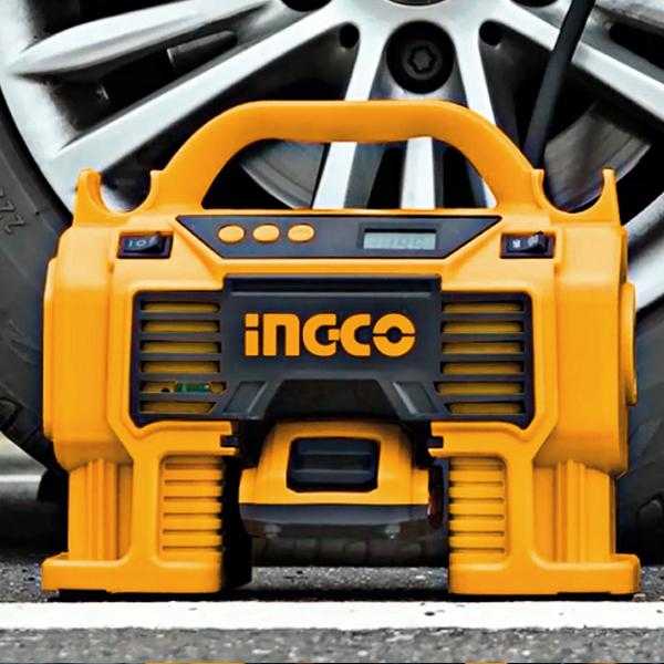 INGCO 20V Cordless Auto Air Compressor (WITH Battery & Charger) CACLI2002