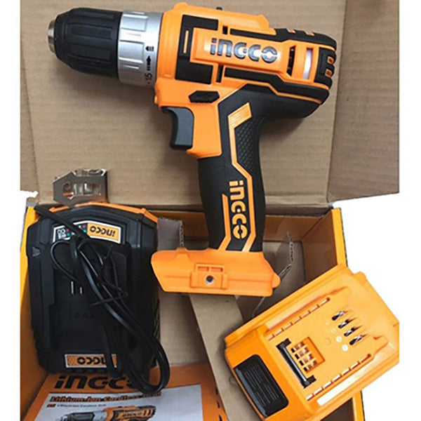 INGCO 20v Cordless Drill 10mm (keyless chuck) CDLI20024