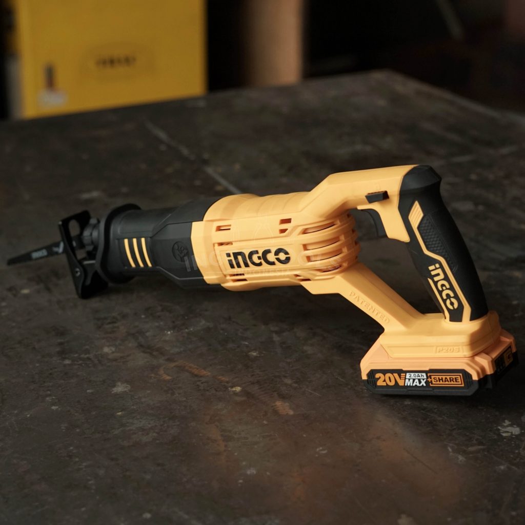 INGCO 20V Cordless Reciprocating Saw (WITH Battery & Charger) CRSLI1151