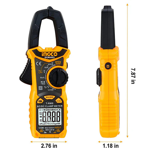 INGCO AC/DC Clamp Meter DCM6005