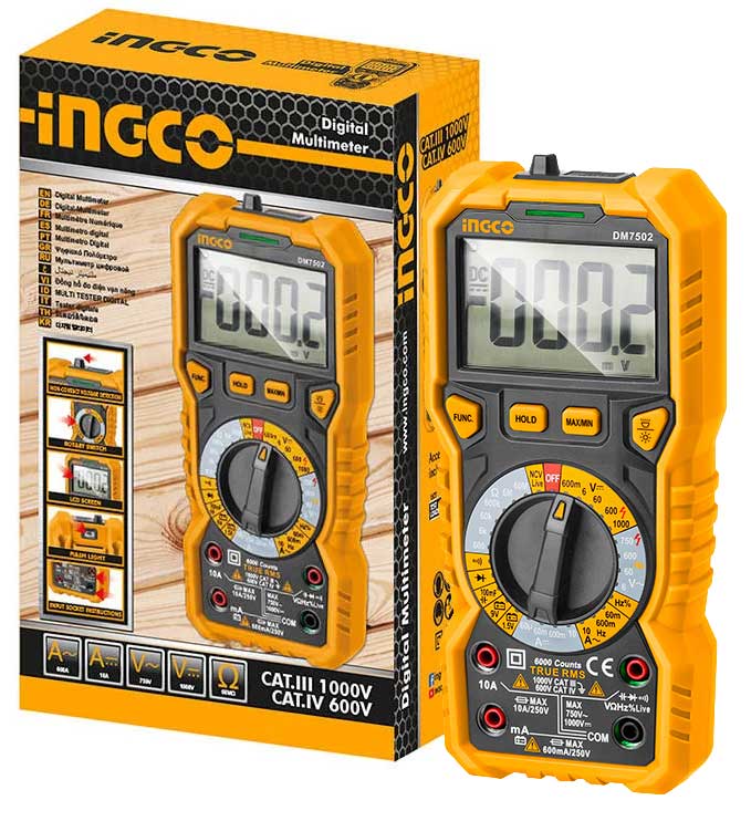 INGCO Digital Multimeter DM7502