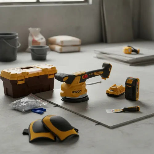 INGCO 20V Cordless Tile Vibration Machine (With battery & charger) CTVLI20018