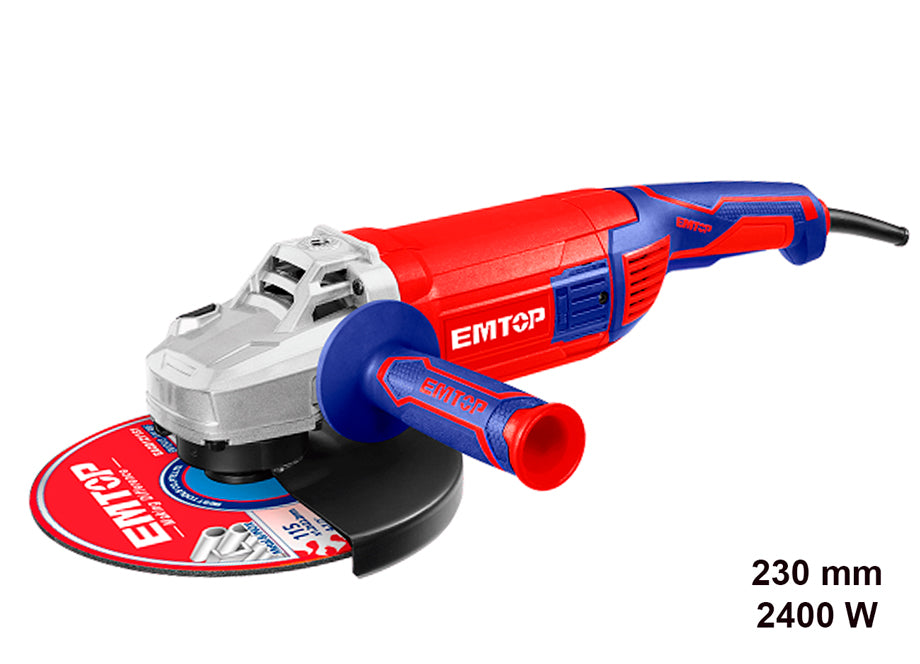 EMTOP 2400W Angle Grinder 9" EAGR24093