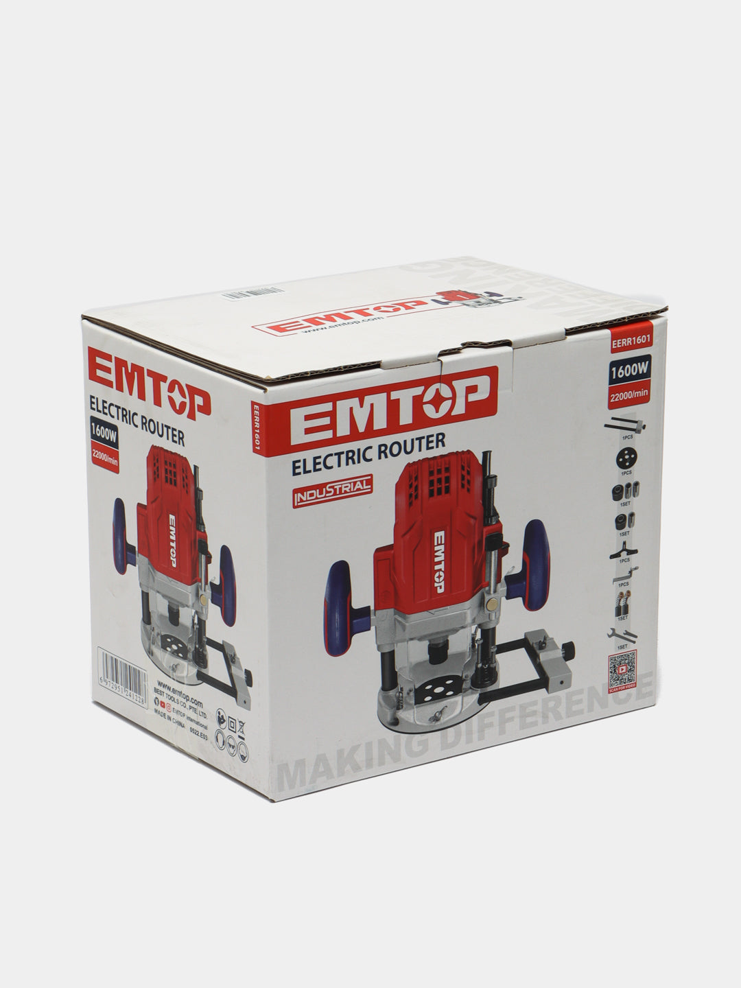 EMTOP 1600W Electric Router EERR1601