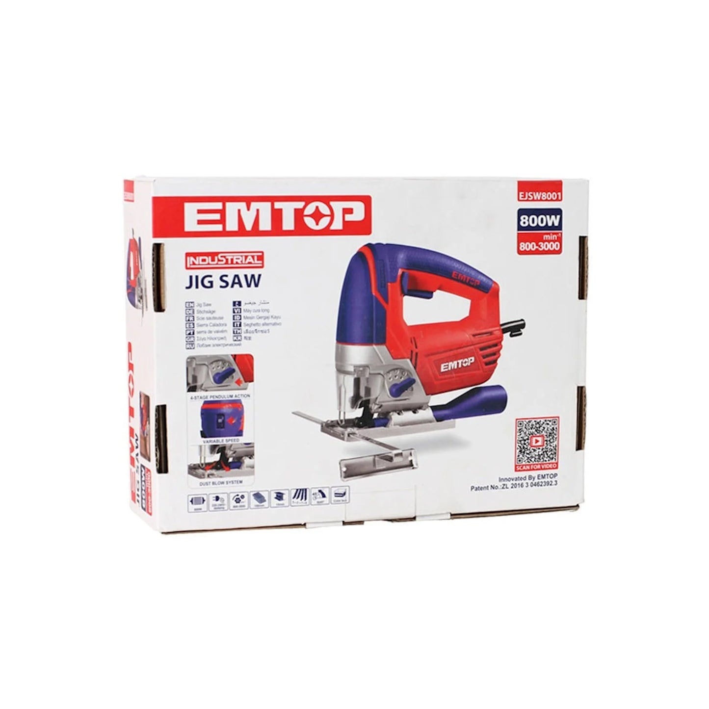 EMTOP 800W Jigsaw EJSW8001