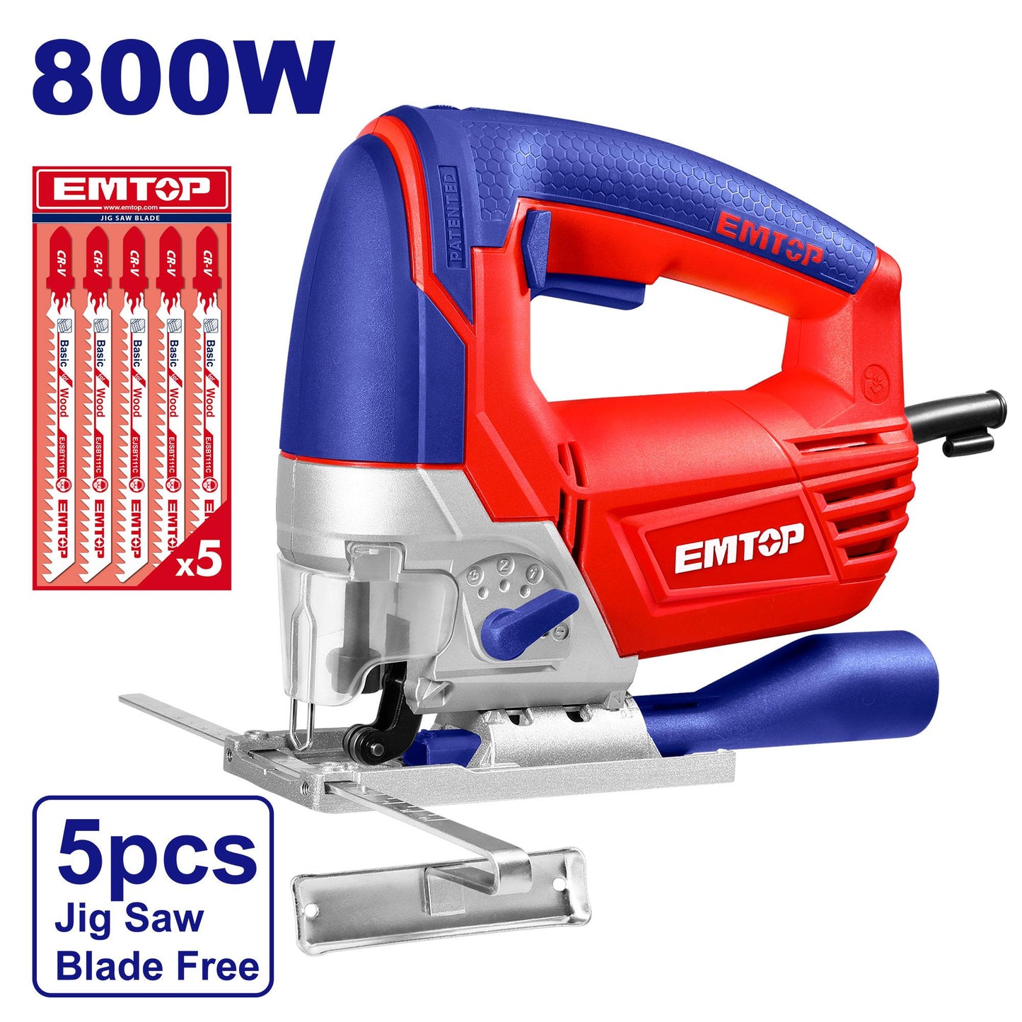 EMTOP 800W Jigsaw EJSW8001