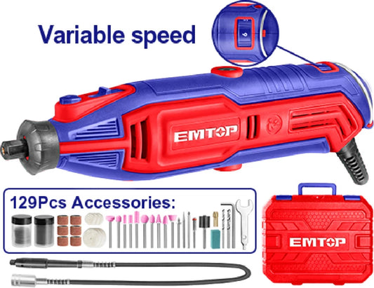 EMTOP 130W Mini Grinder (with 129pcs accessories) EMGK1301