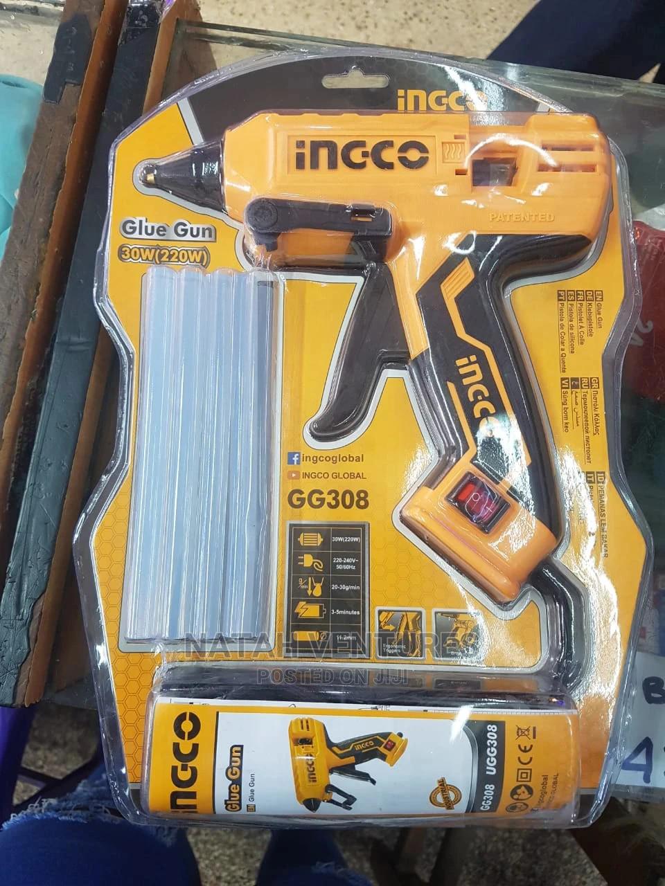 INGCO 220w Glue Gun (with 8pcs glue sticks) GG308