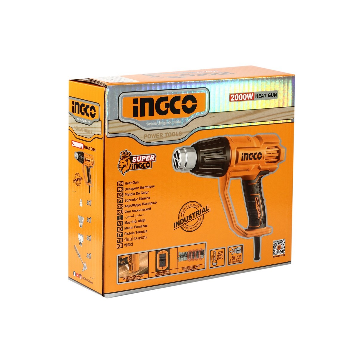 INGCO 2000W Heat Gun HG200078