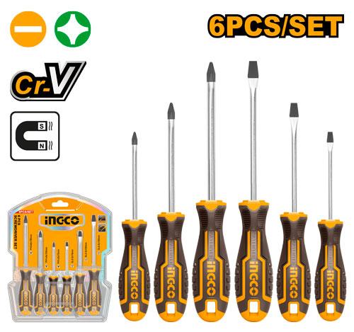 INGCO 6pcs Screwdriver set HKSD0628