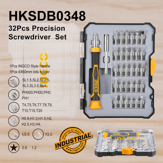 INGCO 32pcs Precision Screwdriver set HKSDB0348