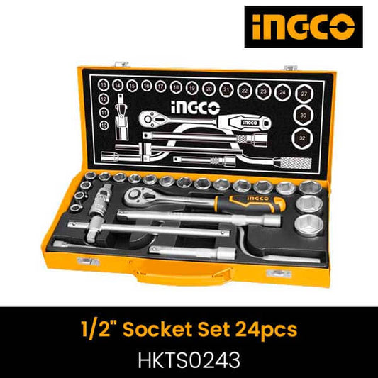 INGCO 24pcs 1/2" Socket set HKTS0243