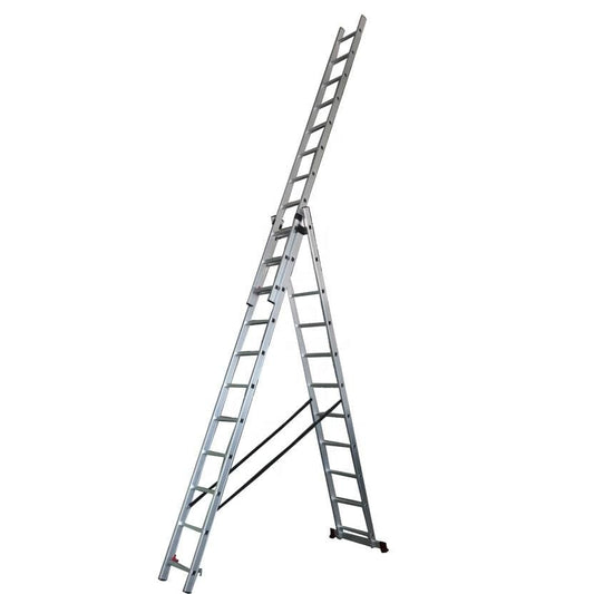 INGCO Aluminium 3 section Extension Ladder 19.5ft